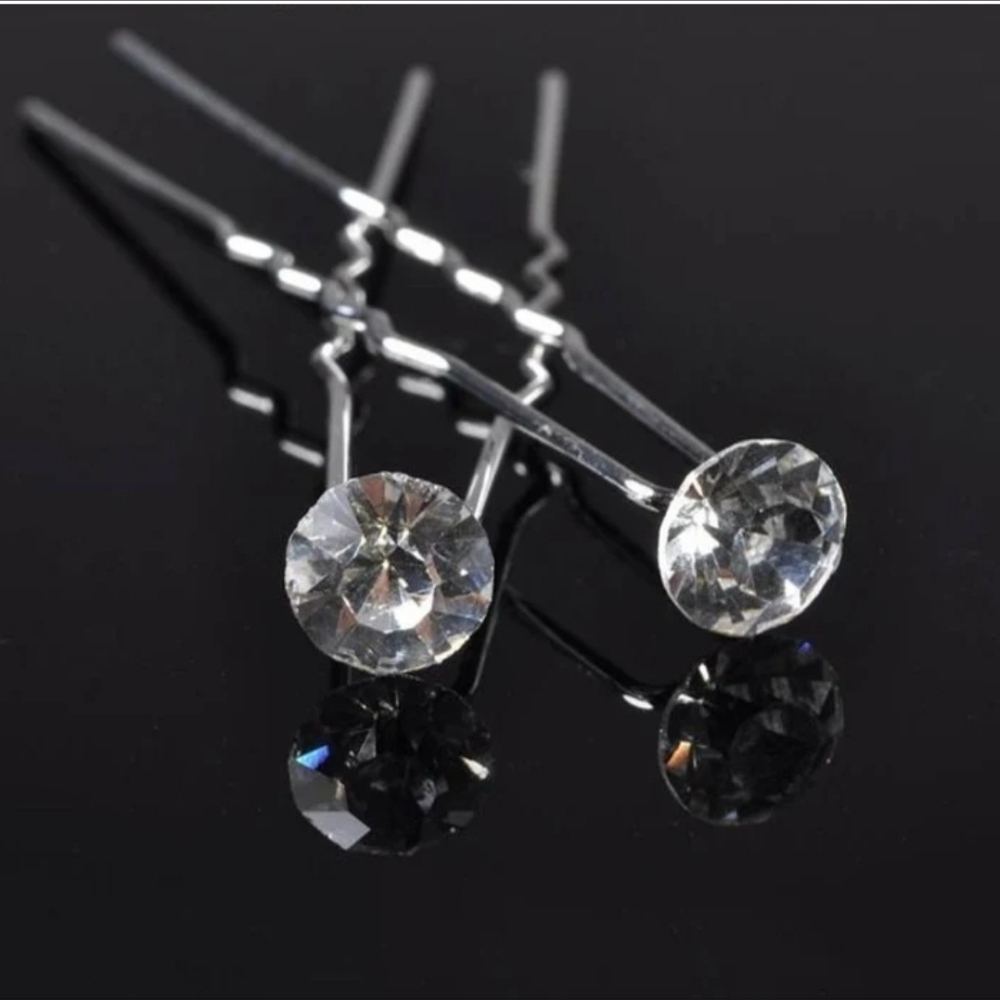 Wedding/Prom Diamond  Style Hair Pins (2)